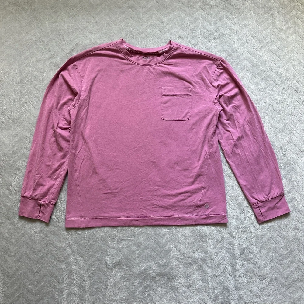 Athleta Girl Active Long‎ Sleeve Pink Size L